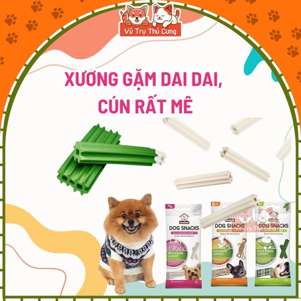 Snack Xương Gặm Sạch Răng Chó Chó Howbone Dai Dai