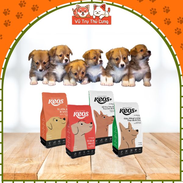 Thức Ăn Hạt Cho Chó Hỗ Trợ Tiêu Hóa Keos 400g