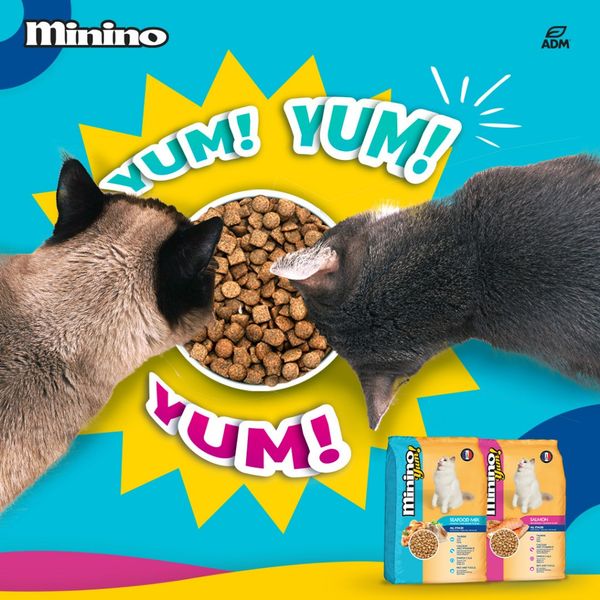 Thức Ăn Hạt Cho Mèo Minino Yum 7Kg