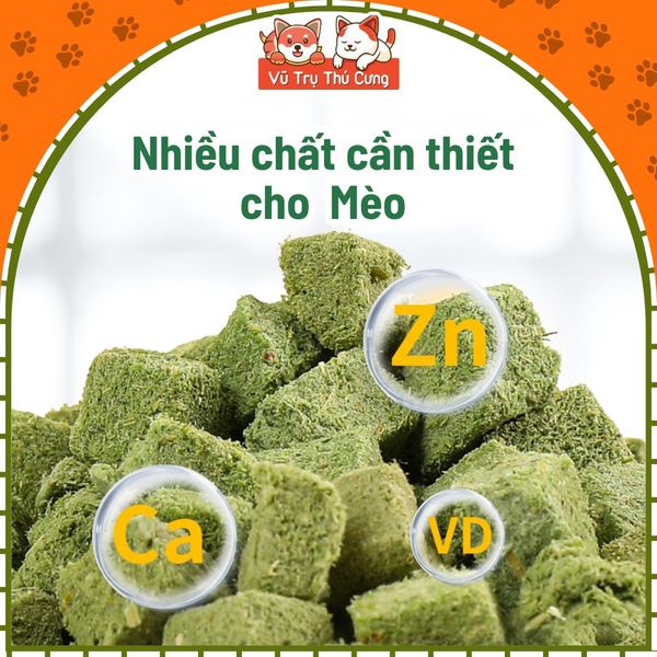 Cỏ Mèo Dạng Viên Taotaopets Giúp Tiêu Búi Lông, Giảm Hôi Miệng Mèo