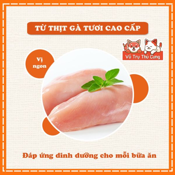 Snack cho Chó dạng Thanh Gà sấy dẻo Doggy Man 80g