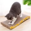Đồ chơi bàn cào móng cho Mèo bằng carton giúp Mèo thư giãn,  kèm cỏ mèo