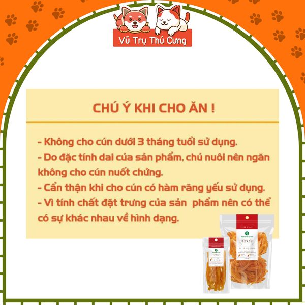 Khoai Lang Sấy Dẻo Cho Chó Mèo Natural Core