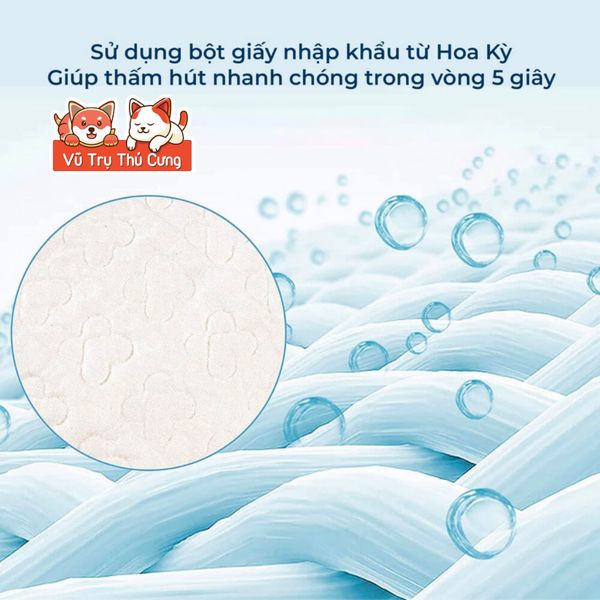 Tã Lót Chuồng Vệ Sinh Cho Chó Mèo Honey Care Deluxe Siêu Thấm Hút, Siêu Khử Mùi
