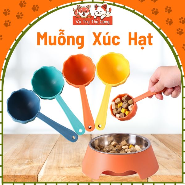Muỗng Xúc Hạt Cho Chó Mèo Tiện Lợi