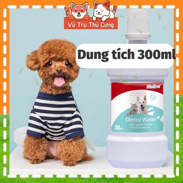 Nước uống thơm miệng, sạch răng dành cho Chó mèo Bioline 300ml