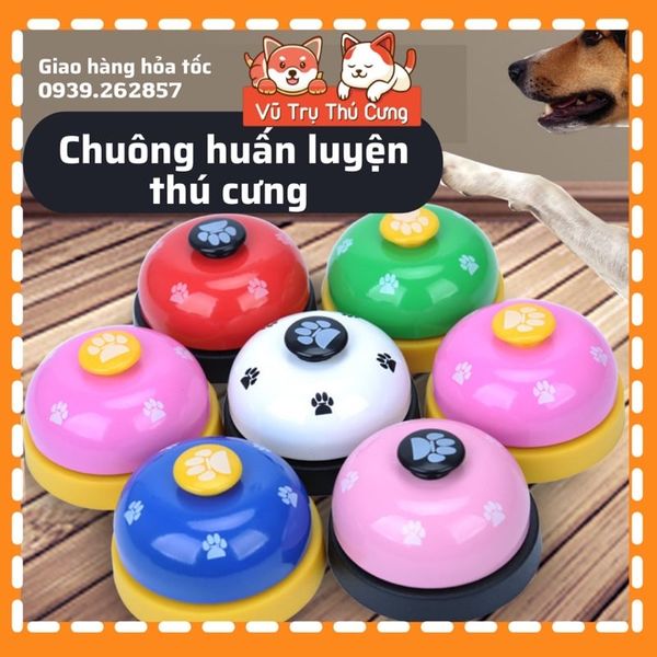 Chuông huấn luyện chó mèo, dạy nghe lời, đồ chơi cho thú cưng