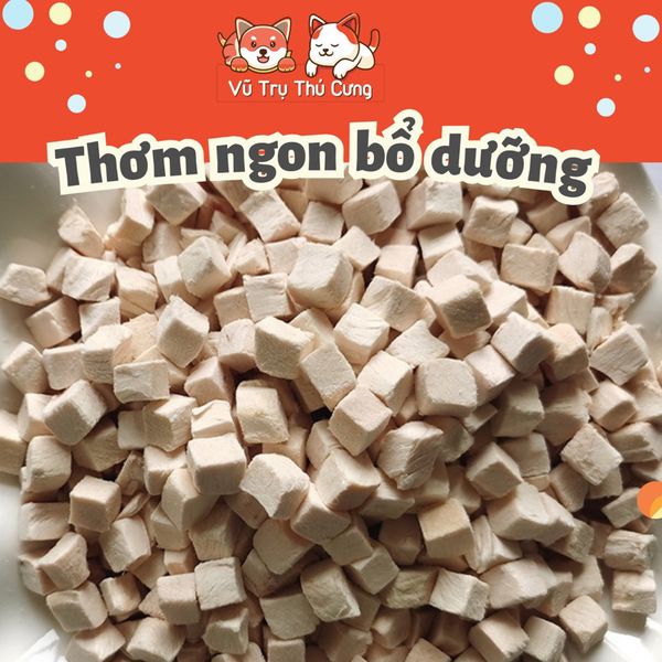 Ức Gà Viên Sấy Khô Cho Chó mèo 100g