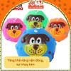 Đồ chơi bóng gặm cho thú cưng, hình mặt chó có tiếng kêu