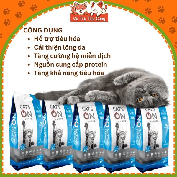 20Kg Thức Ăn Hạt Cat's On Cho Mèo Hàn Quốc (Bao xá)2
