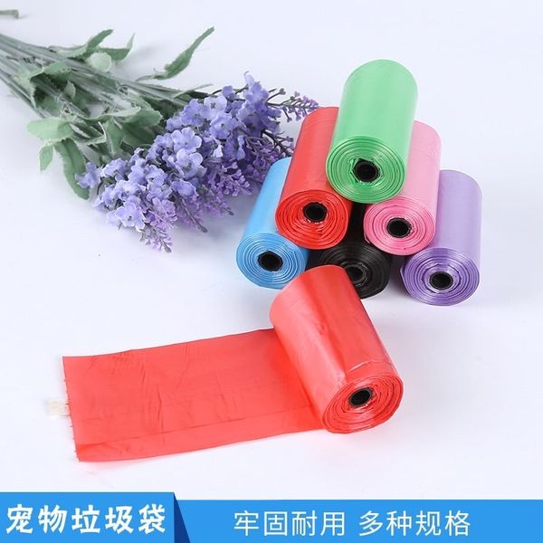Combo 5 cuộn túi nilong đựng phân Chó mèo size nhỏ, Dọn vệ sinh cho thú cưng