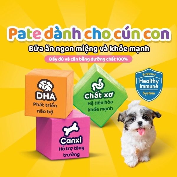 Pate Cho Chó Con Pedigree 130g, Gà nấu sốt