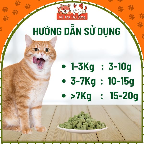 Cỏ Mèo Dạng Viên Taotaopets Giúp Tiêu Búi Lông, Giảm Hôi Miệng Mèo