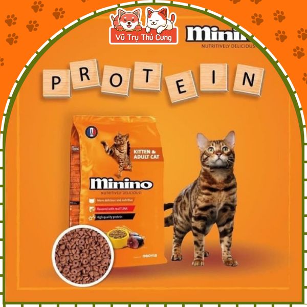 7,5Kg Thức Ăn Hạt Cho Mèo Mọi Lứa Tuổi Minino Tuna Bao Xá