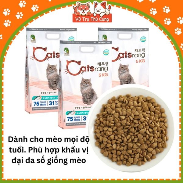 Thức ăn Hạt Catsrang 5Kg cho Mèo mọi độ tuổi từ Hàn Quốc