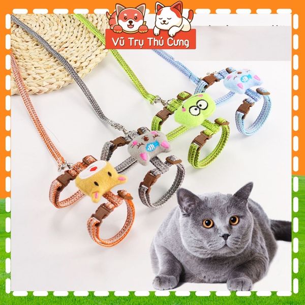 Dây dắt Chó mèo đi dạo, họa tiết thú nhồi bông