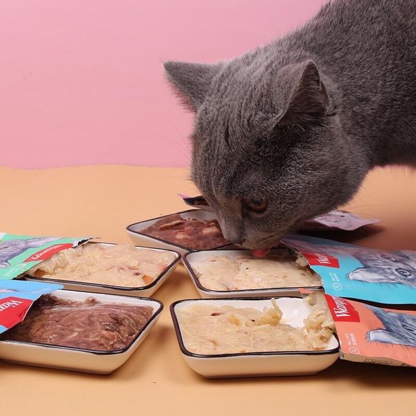 Pate Wanpy cho Mèo 80g, đủ vị, Thức ăn ướt cho mèo con, mèo trưởng thành