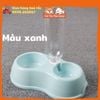 Bát ăn đôi cho Chó Mèo kèm bình nước tự động 500ml