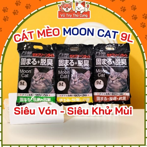 Cát Vệ Sinh Cho Mèo Khử Mùi Hiệu Quả MoonCat 9L