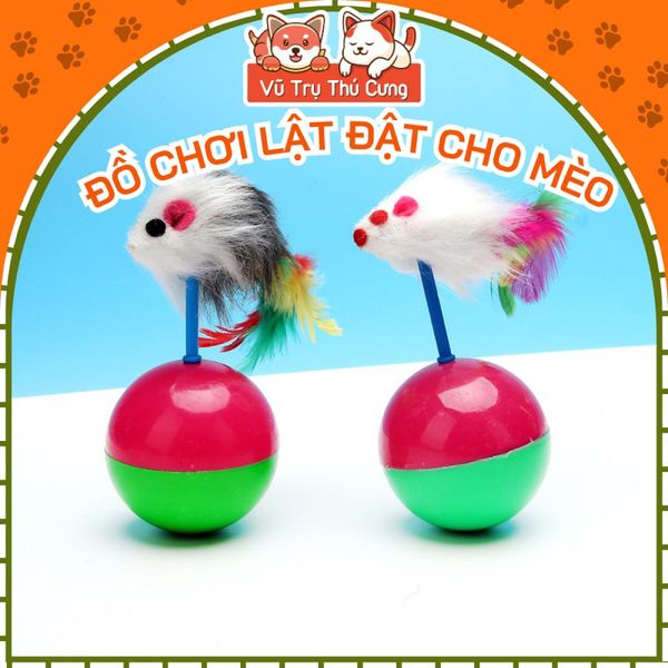 Đồ Chơi Chuột Lật Đật Cho Mèo Tương Tác