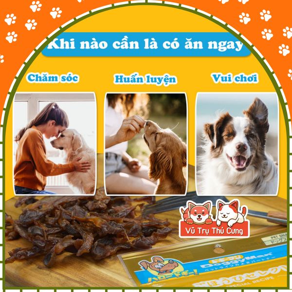 Snack Cho Chó Mề Gà Sấy Doggyman 70g