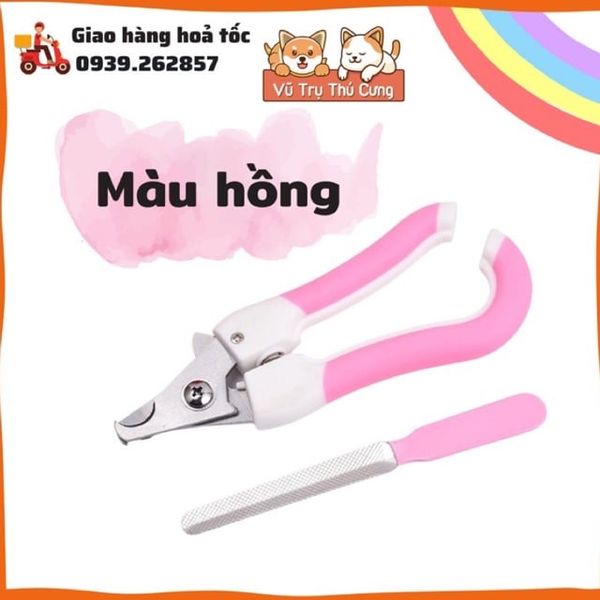 Kềm cắt móng cho thú cưng chó mèo kèm dũa