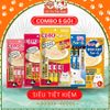 Combo 5 gói Súp thưởng Ciao Churu cho Mèo mix đủ vị