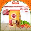 Thức ăn Hạt Pedigree cho Chó trưởng thành vị Bò 1,5Kg