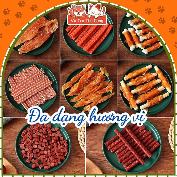 Snack Cho Chó Thịt Gà Cuộn Taotaopet 100g Nhiều Dinh Dưỡng