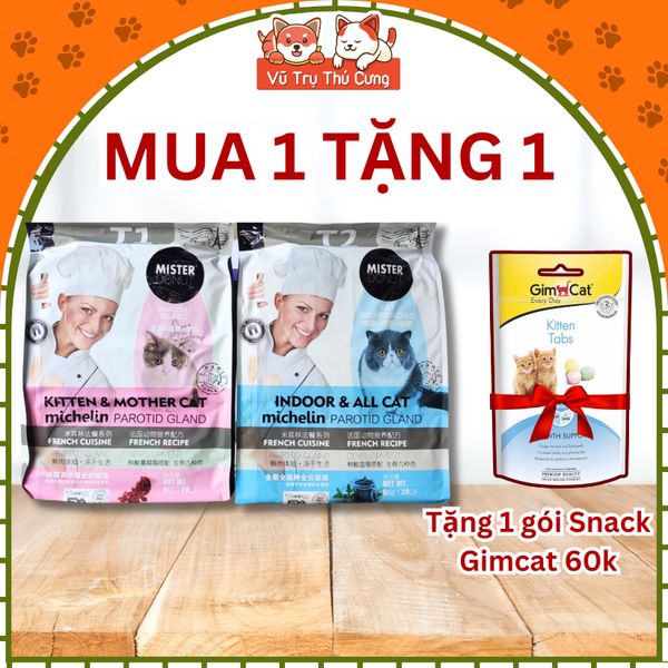 (9Kg) Thức Ăn Hạt Mister Donut T1 và T2 Dành Cho Mèo con, Mèo Trưởng Thành2