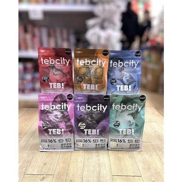 Hạt Cho Mèo Tebcity Không Độn Ngũ Cốc, Topping Gà Sấy 1Kg