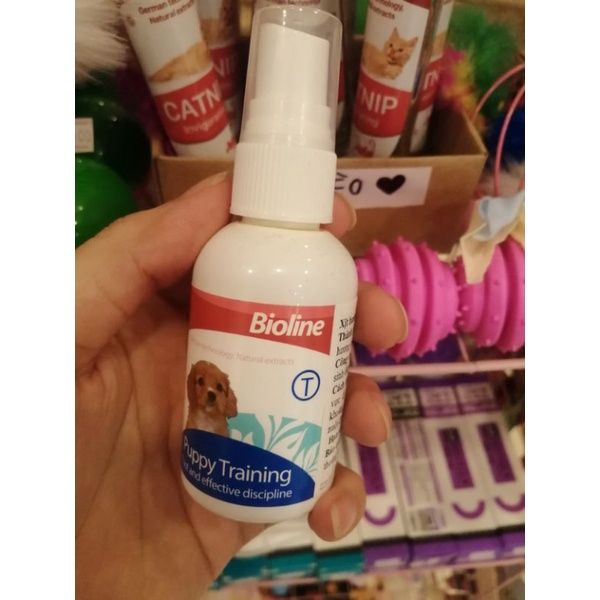 Chai Xịt huấn luyện Chó con đi vệ sinh đúng chỗ BIOLINE, Puppy Training Bioline
