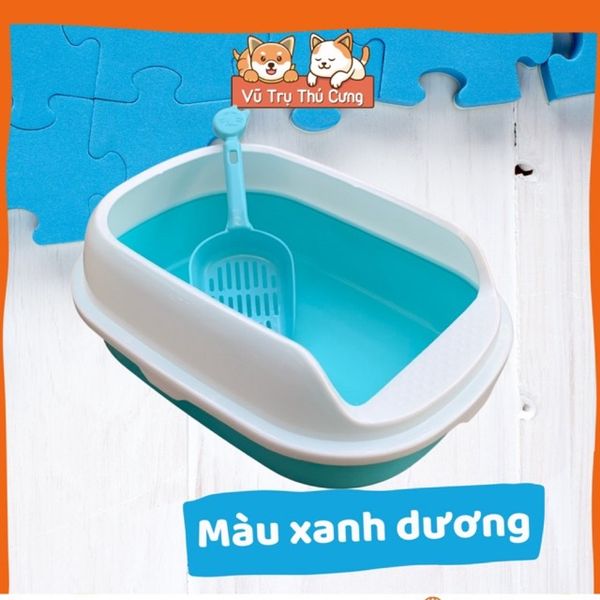 Khay vệ sinh cho Mèo size 30x40cm tặng xẻng xúc phân