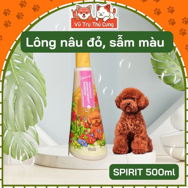 Sữa tắm nước hoa thơm lâu cho Chó Spirit nắp gỗ 500ml