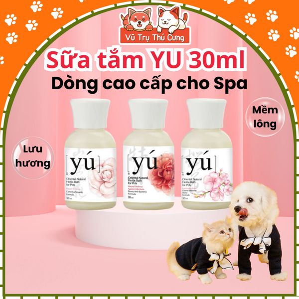 Sữa tắm Yu cao cấp cho Chó mèo lưu hương lâu 30ml