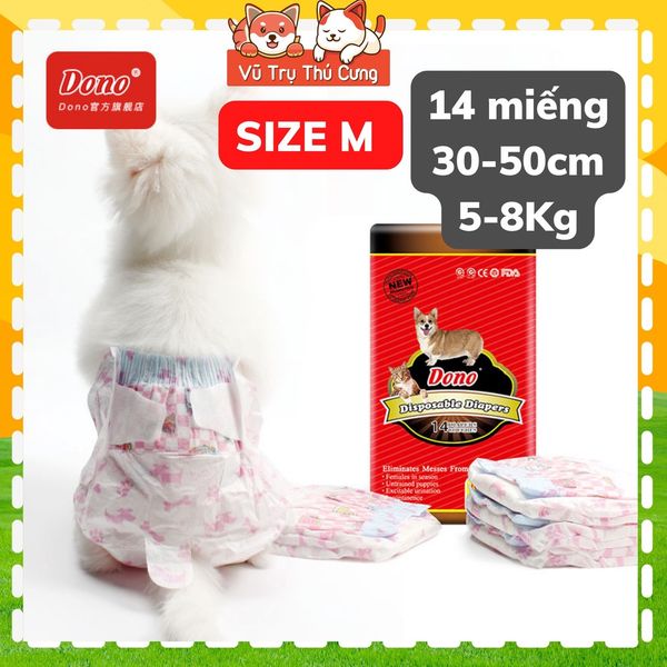 Tã bỉm cho Chó cái DONO nhiều Size, thấm hút tốt