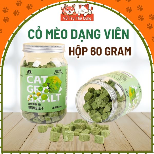 Cỏ Mèo Dạng Viên Taotaopets Giúp Tiêu Búi Lông, Giảm Hôi Miệng Mèo