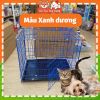 Chuồng sắt vân đá tĩnh điện nan dày không gỉ cho Chó mèo size vừa