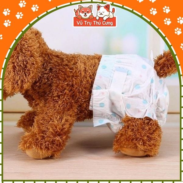 Bỉm cho chó Kamt, Tã quần cho chó cái và chó đực siêu thấm hút 10 miếng