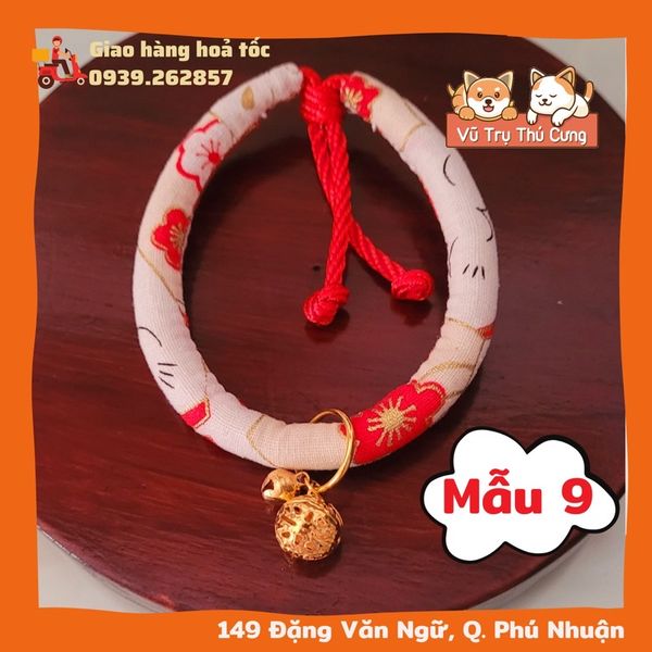 Vòng cổ Nhật bản cho mèo, vòng lục lạc cho Chó Mèo