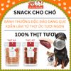 Snack cho chó Natural Core thịt ức gà vịt sấy Bánh thưởng thú cưng 180g