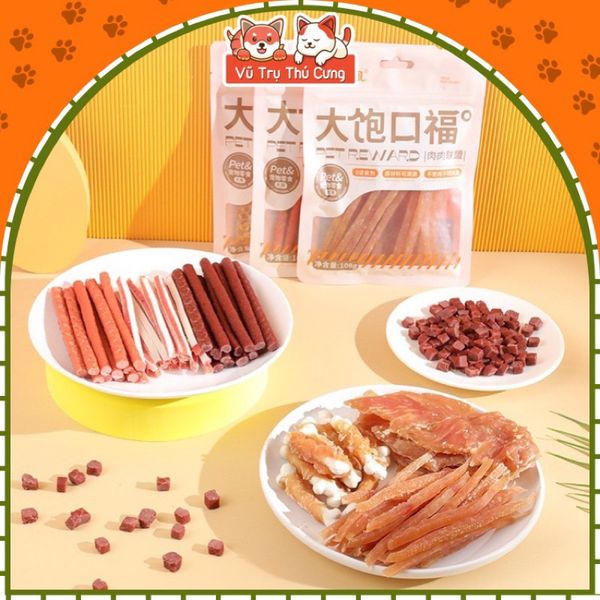 Snack Cho Chó Thịt Gà Cuộn Taotaopet 100g Nhiều Dinh Dưỡng