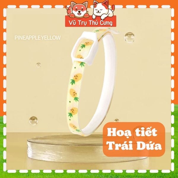 Vòng cổ chống ve rận, bọ chét cho Chó mèo, thành phần thiên nhiên