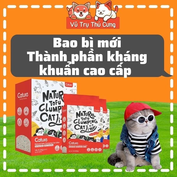 Cát Đậu Nành Dùng Cho Phòng Kín Tofu Cature Hương Sữa 7L
