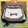 Nệm ngủ cho Chó mèo hoạ tiết cục xương hình chữ nhật