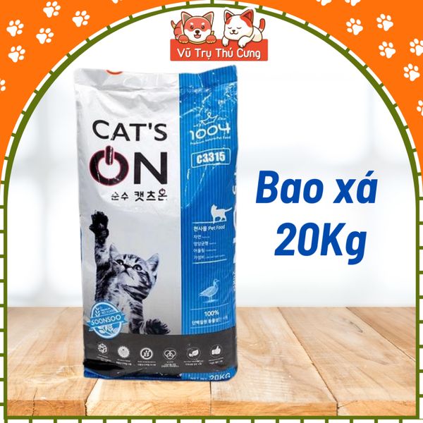 20Kg Thức Ăn Hạt Cat's On Cho Mèo Hàn Quốc (Bao xá)2