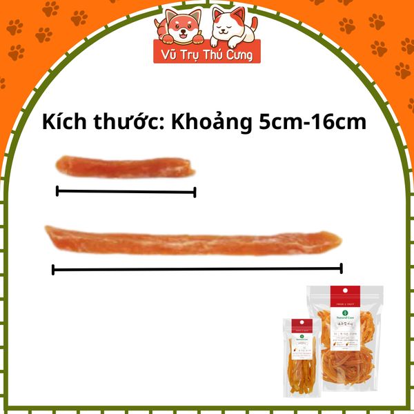 Khoai Lang Sấy Dẻo Cho Chó Mèo Natural Core