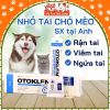 Nhỏ vệ sinh tai chó mèo, ve tai, rận tai, hôi tai OTOKLEN, ORIDERMYL