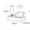 Bát Ăn Đôi Cho Thú Cưng Có Bình Nước Tự Động, Chống Gù Lưng