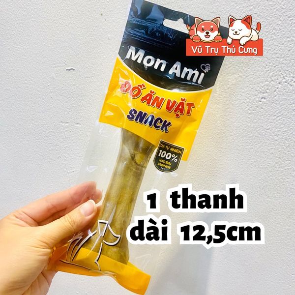 Snack Xương da bò cho Chó gặm Bổ Sung Dinh Dưỡng Nhiều Thanh